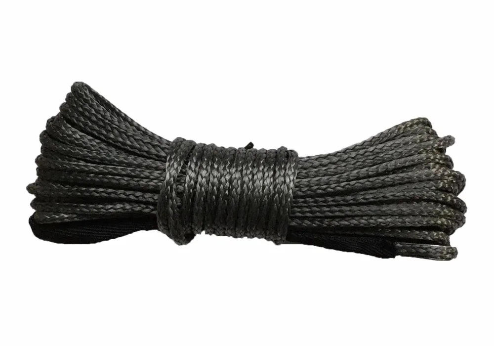 Синтетическая лебедка 6 мм x 15 м трос из uhmwpe с оболочкой для внедорожников