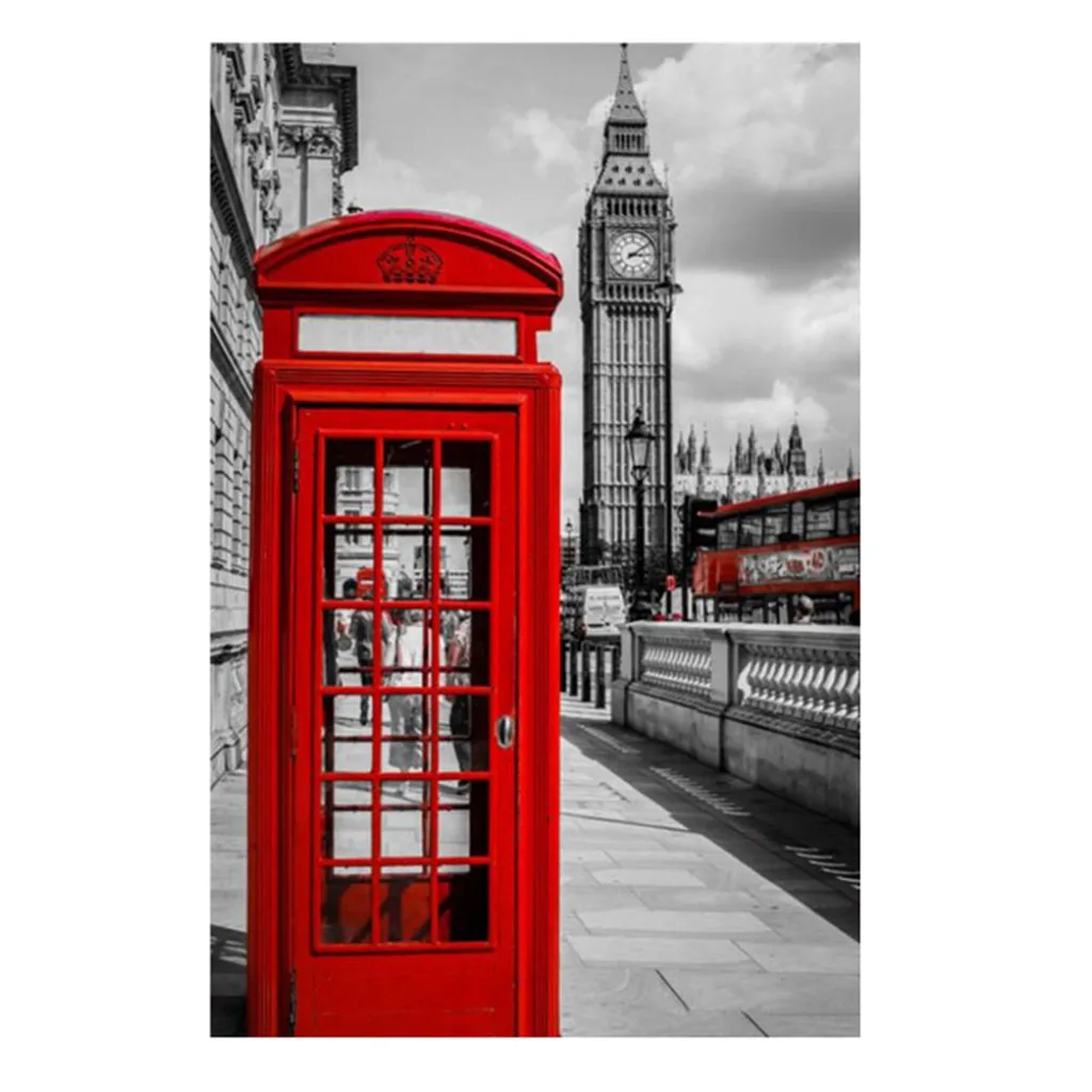 London Paris City DIY 5D Diamond Painting Embroidery DIY Paint By Number Kit Home Wall Decoration 