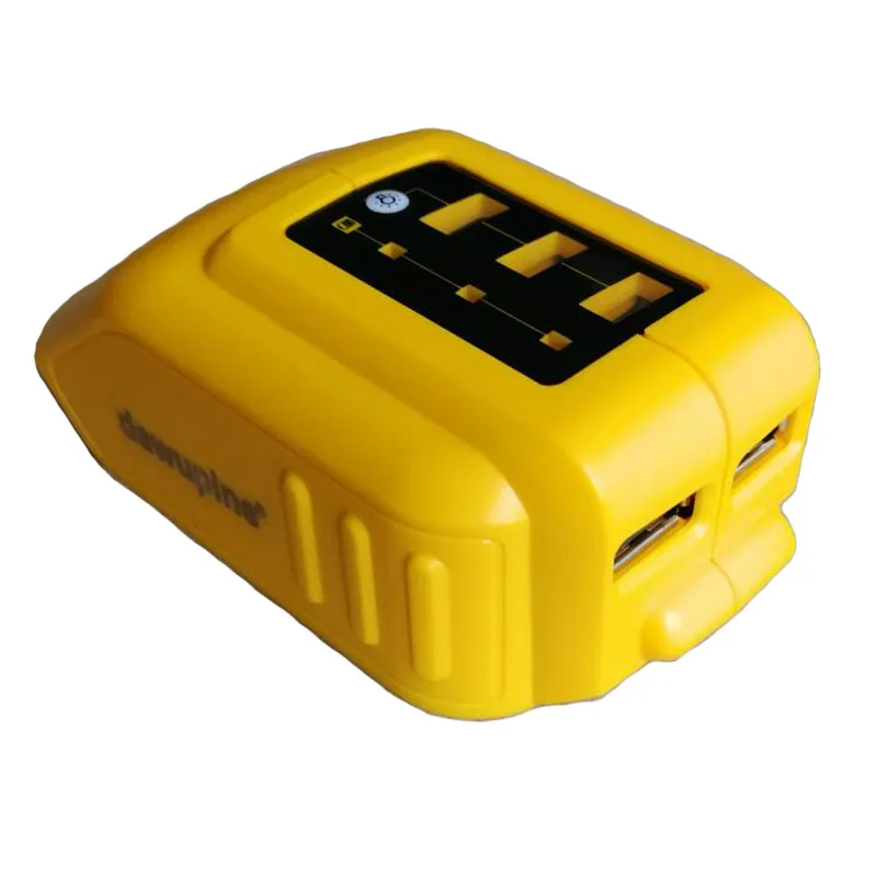 DCB090 USB Converter Charger For DEWALT 14.4V 18V 20V Li ion Battery