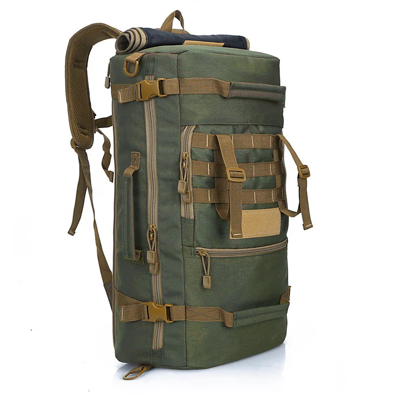 Мужской и женский рюкзак для альпинизма, Камуфляжный Рюкзак, Сумка для кемпинга, походов, походов, водонепроницаемый, 50 л, женский, для путешествий - Цвет: Color 6