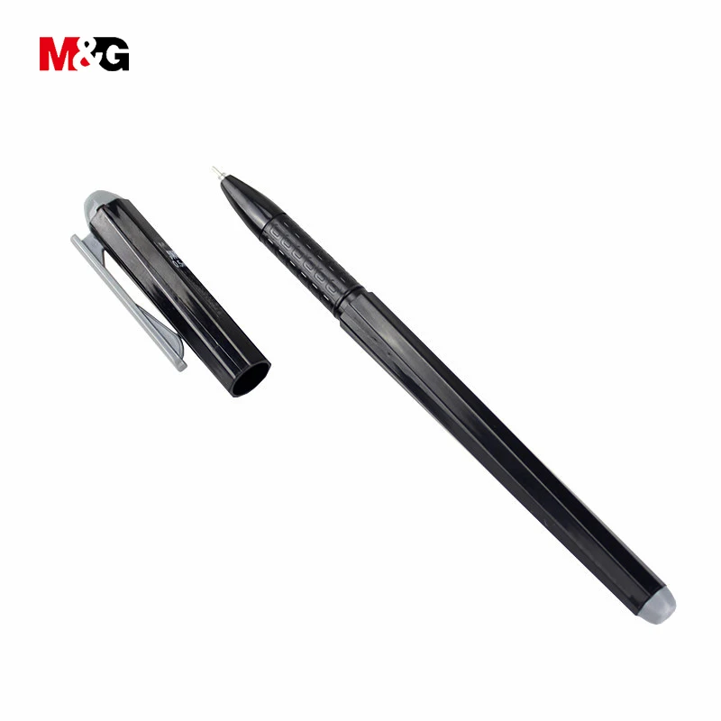 M& G 0,5 мм цветная шариковая гелевая ручка для школы, канцелярские принадлежности, офисные принадлежности, черная синяя деловая ручка, простой стиль