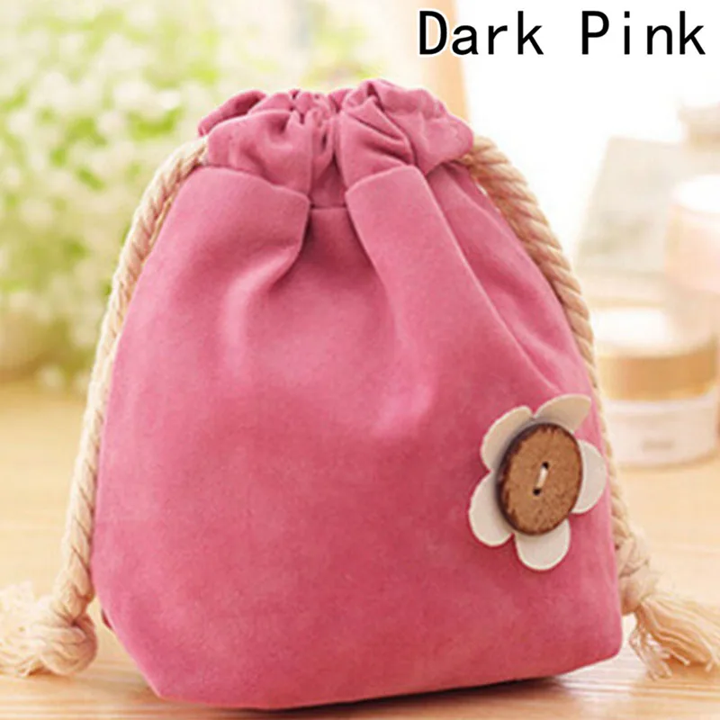 

Multicolor Jewelry Package Linen Drawstring Bag Pocket Wedding Party Decorations Children Gift Candy Colors