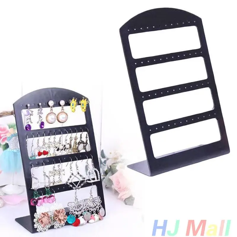 

48 Holes Earrings Necklace Jewelry Stand Holder Display Rack Simple Style Holder Display Shelf Jewelry Stand Holder