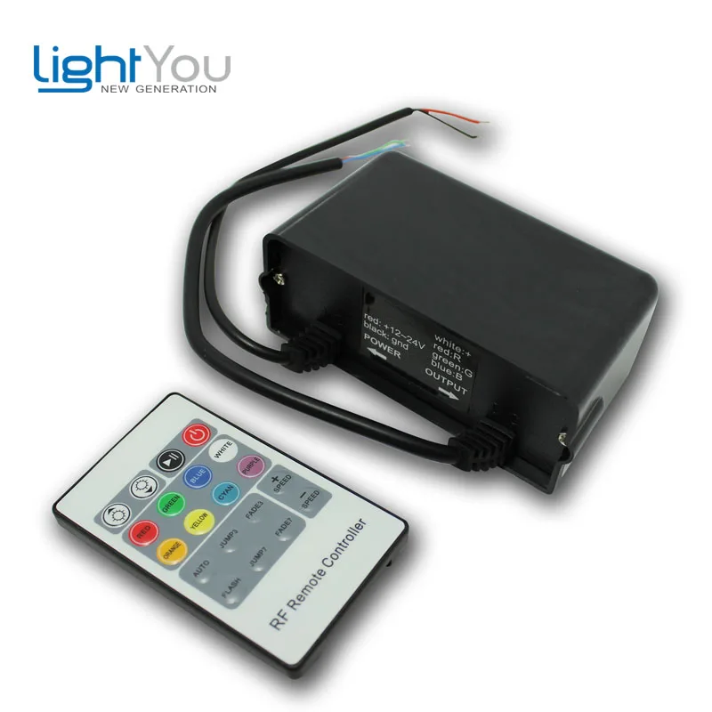 DC12 24V RF Waterproof Controller Output 3Ch control RGB flexible led ...