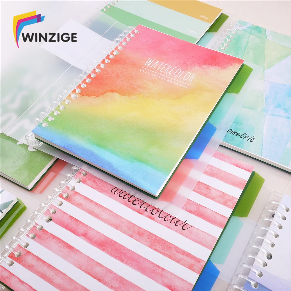 

B5 Notebook Refillable Loose-Leaf Spiral Planner 26 Holes Binder Bullet Journal Diary Agenda School Supplies Sketchbook Libretas