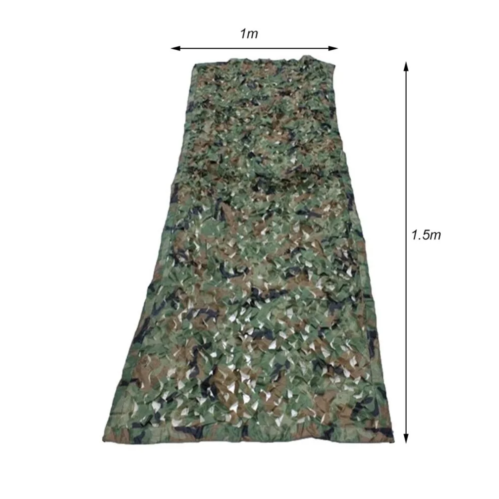 

1.5*1M Outdoor Military Camouflage Net Tactical Army Camo Netting Car Covers Tent Hunting Blinds Netting Cover Conceal Drop Net