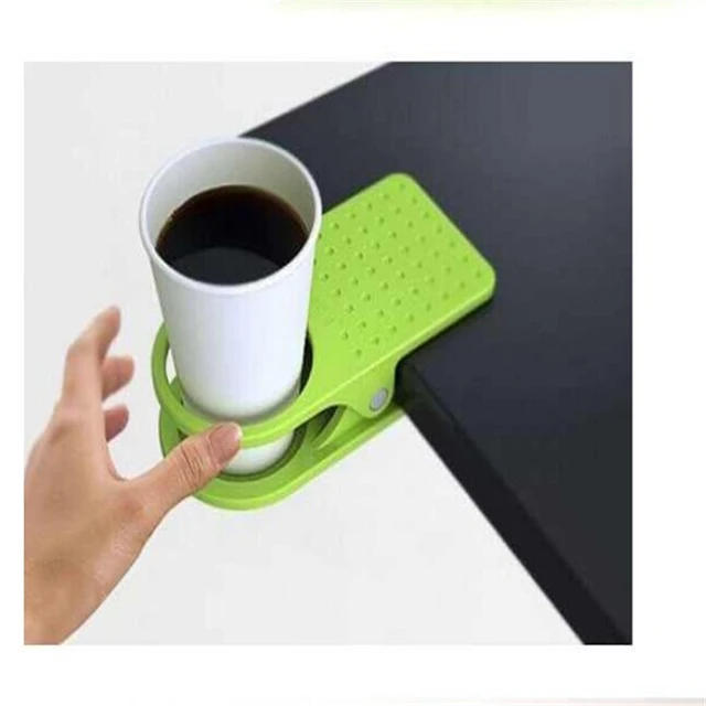 New Arrival Hot Sale 1pcs Drink Cup Holder Clips To Table Desk Laptop