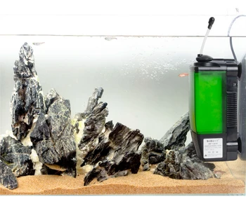 

Cheap Aquarium Internal 3 in 1 Filter Fish Tank Filter with Large Filter Sponge for Freshwater Saltwater