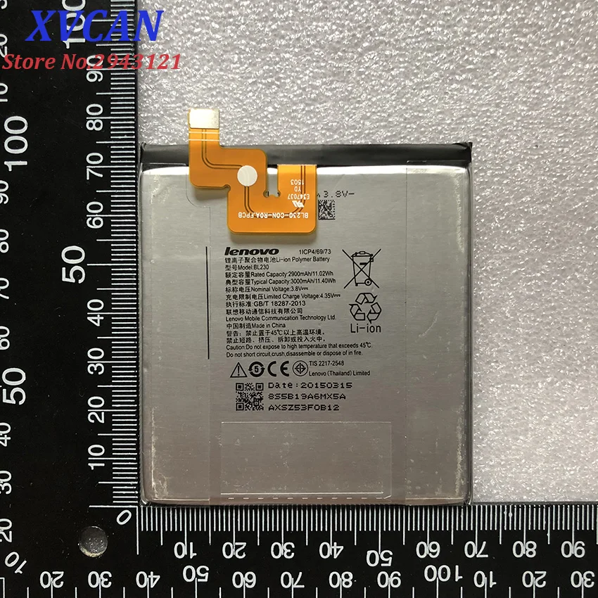 Литий-ионный аккумулятор для lenovo 2900/3000mah BL230 BL-230 для lenovo Vibe Z2 k920 mini Z2W Z2T