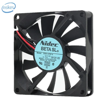 

D08R-12TM NBR Axial Cooling Fan DC 12V 0.13A 2000RPM 8015 8cm 80*80*15mm 2 Wires