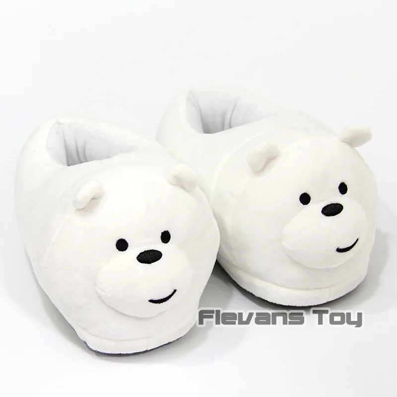 Мы Голые Медведи панда гризли ледяной медведь коала ном плюшевые зимние комнатные тапочки теплая обувь мягкие игрушки