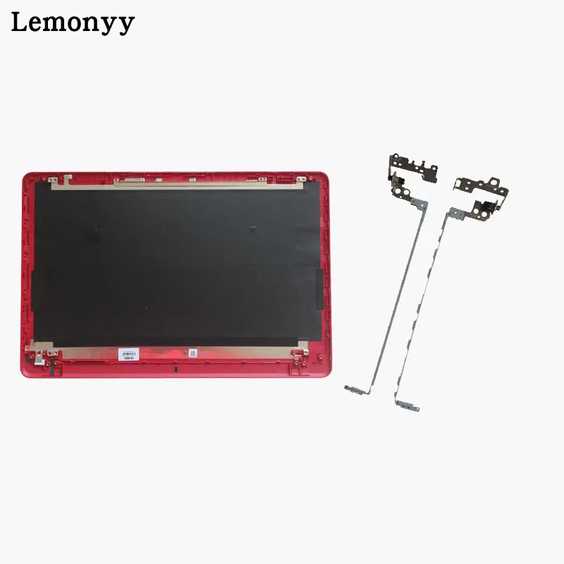Lcd задняя крышка/lcd передняя рамка/петли крышки для hp NoteBook 15-BS 15-BW 15-BS070WM 924892-001 AP204000101SVT 7J1790 - Цвет: Red A and Hinges