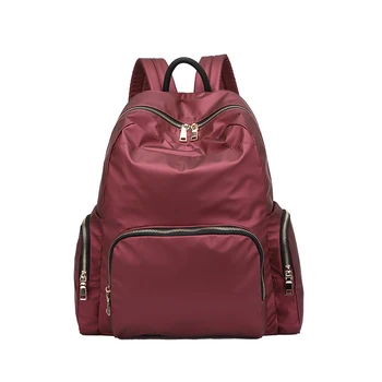 

Waterproof Oxford School Backpack Boys Girls Teenagers Solid Book Bag Unisex Travel Backpacks 15 inch Shoulder Bags