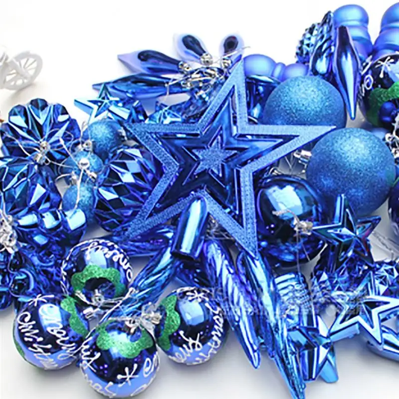 Adornos de bolas de Navidad estilos surtidos rojo azul dorado Navidad colgante fiesta de boda árbol de Navidad ornamento Adornos de bolas de Navidad estilos surtidos rojo azul dorado Navidad colgante fiesta de boda árbol de Navidad ornamento