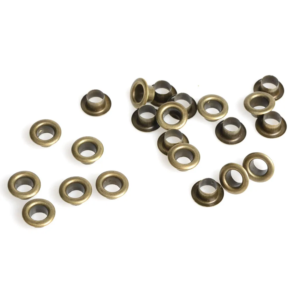 100pcs Antique Bronze Scrapbook Eyelets 5mm Metal eyelets For Scrapbooking garment clothes eyelets oeillets en métal ojales