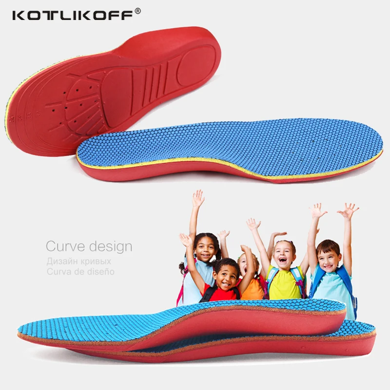 kids Children orthotic insole arch support scholl insoles Massage pads