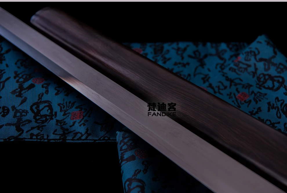 High-quality goods Hand made sharp Folded Steel chinese Dao/Sword Contracted style Full Tang Straight knife