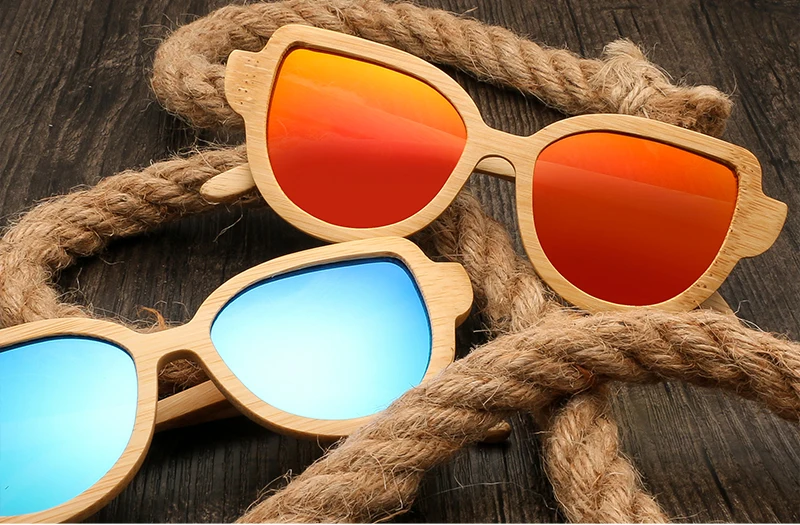 AZB новые женские солнцезащитные очки кошачий глаз Поляризованные Солнцезащитные очки женские модные деревянные очки сексуальные ретро oculos de sol feminino