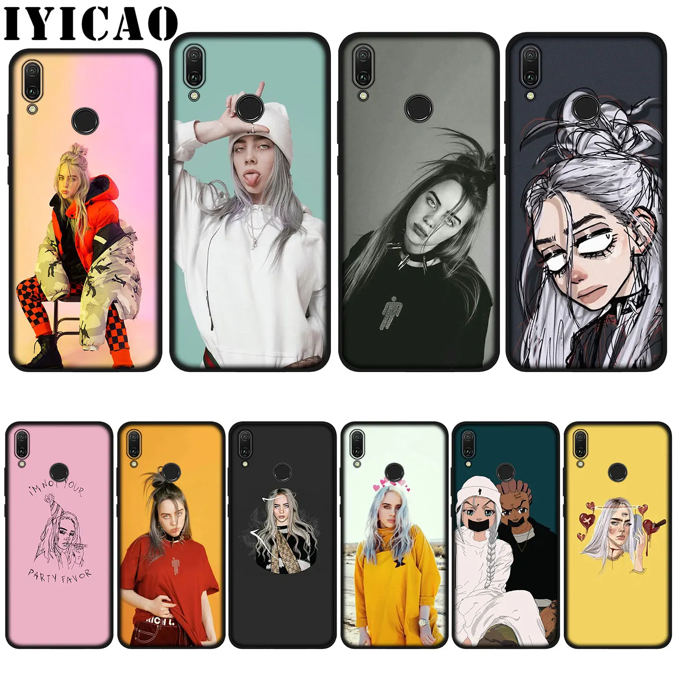 Мягкий чехол для Huawei P20 Pro P10 P8 P9 P30 Lite Mini 2017 P Smart 2019 |
