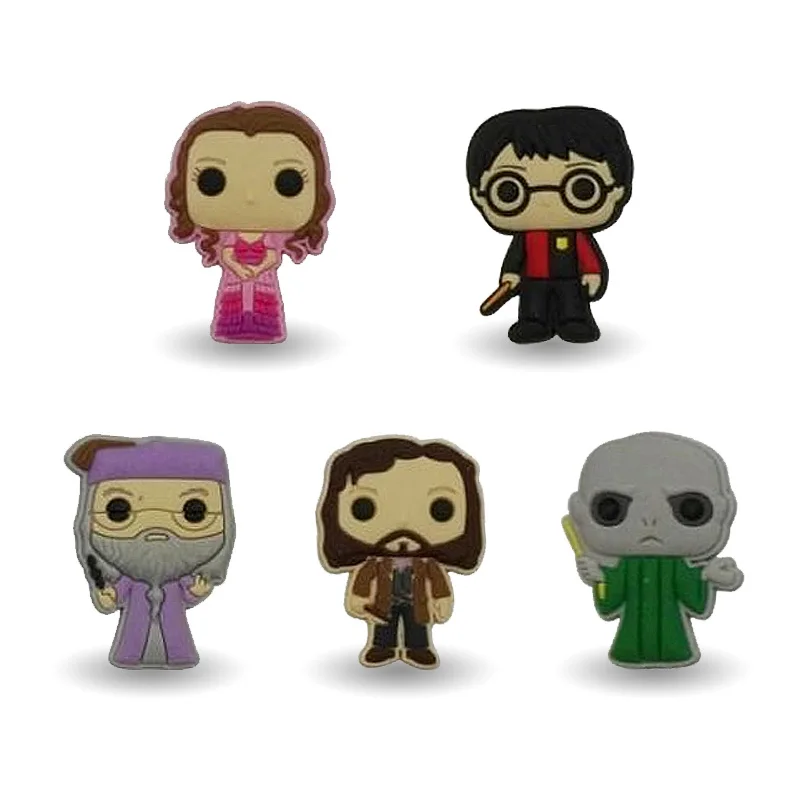 

22 Styles HP PVC Lord Voldemort Badge Dementor Brooch Dobby Pin Dumbledore Action Figure Ron Luna Snape Toy Harri Potter Party
