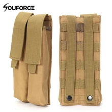 Airsoft Molle двойной P90/UMP военный подсумок Coyote Tactical TAN BK CP ACU OD Лесной Камуфляж 10 цветов