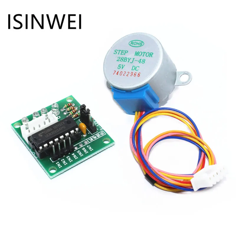 

5V 4 Phase DC Gear Stepper Motor 28BYJ-48 + ULN2003 Driver Board for arduino DIY Kit