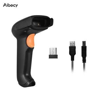 

Aibecy Handheld Barcode Scanner USB 2.4G Barcode Scanner Wireless 1D 2D QR Code Scanner Barcode Reader CMOS Image Scanning