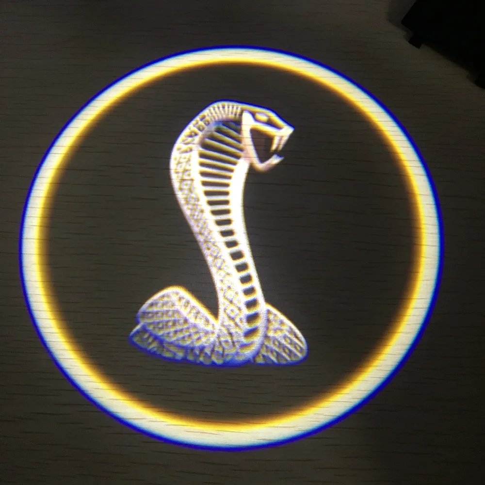 2 قطعة Led باب السيارة ترحيب كوبرا الأفعى مصباح شعار لفورد موستانج شيلبي GT500 GT350 العارض شبح الظل مصباح 2 قطعة Led باب السيارة ترحيب كوبرا الأفعى مصباح شعار لفورد موستانج شيلبي GT500 GT350 العارض شبح الظل مصباح