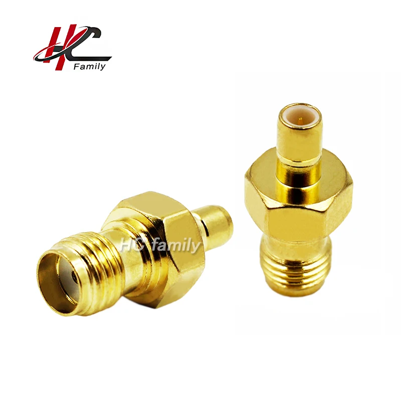

1PC NEW SMA Female Jack to SMB Male Plug RF Coax Adapter convertor Straight Goldplated