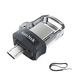 Новый продукт sandisk SDDD3 Extreme 128 ГБ 64 ГБ двойной OTG USB Флешка 32 г мини ручка привода 3,0 USB Stick Micro USB Flash 128 ГБ