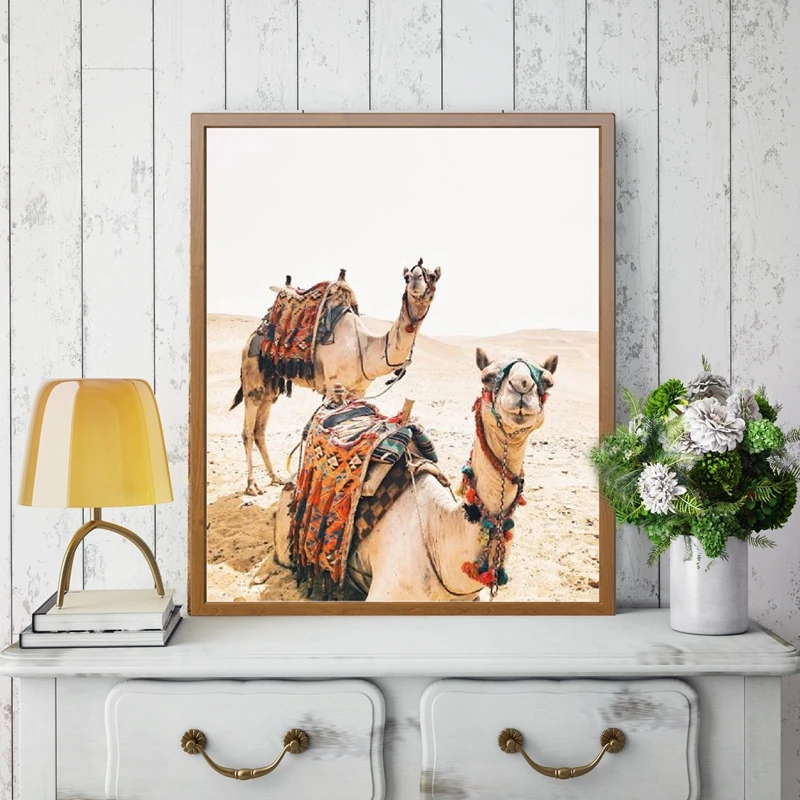 Camel Art Painting Home Decor