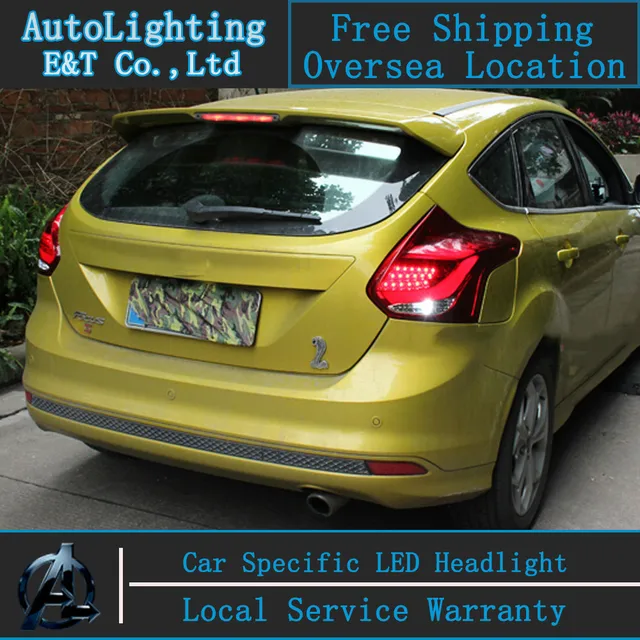 Auto Lighting Style Led Tail Lamp For Ford Focus Hatchback 2017 Auto Lighting Style Led Tail Lamp For Ford Focus Hatchback 2017 Taillight Embly Drl Rear Trunk Cover Light With 4pcs