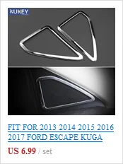 Для Ford Es cap e Kuga 2013 хромированный передний капот, стеклоочиститель, распылитель, насадка, крышка, отделка, гарнир