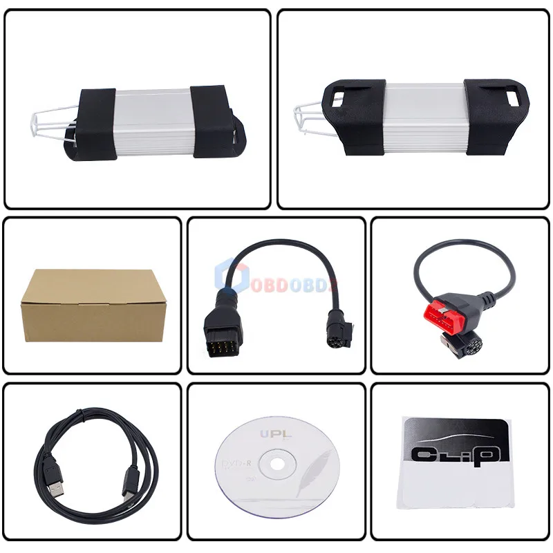 Полный чип CYPERSS AN2131QC AN2135SC Can Clip V202 + Reprog V181 автомобильный диагностический