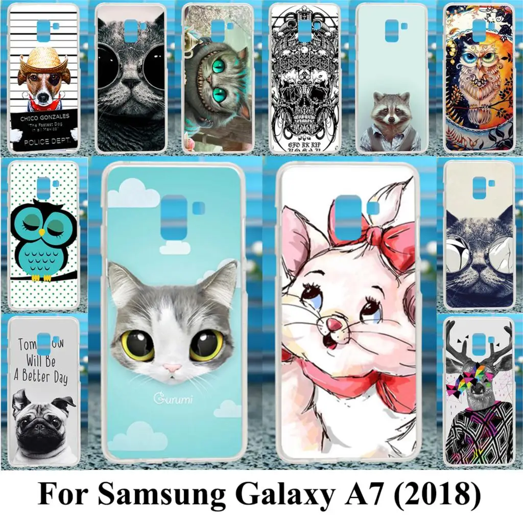

TAOYUNXI Case For Samsung Galaxy a8 plus 2018 Case Card Slots Silicon Cases A730F Global Single-SIM For Case samsung a7 2018 Bag