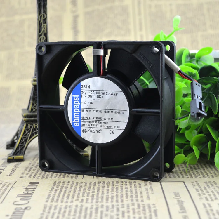 Free Delivery. 3314 24 VDC 100 ma 2.4 W fan original 92 * 32 high-end equipment | Компьютеры и офис