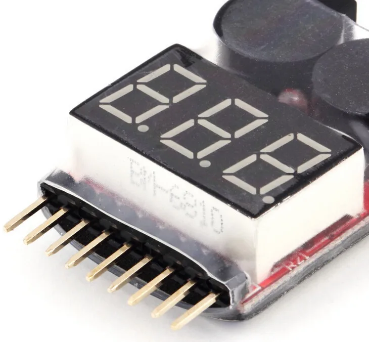 1 шт. 1-8s светодиодный низковольтный звуковой сигнал Lipo индикатор напряжения проверки тестер