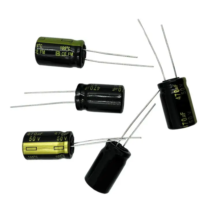 Condensateur 470uF 50V Faible ESR 5pcs pour ESC FPV Drone