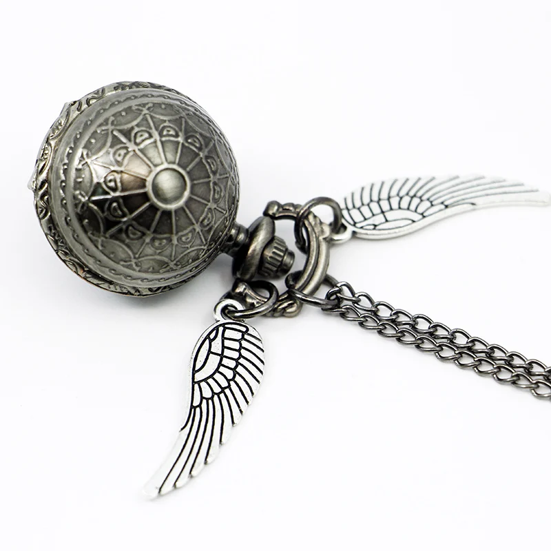 Retro-Bronze-Quidditch-Web-Ball-Shape-Wing-Steampunk-Pocket-Watch-Necklace-Pendant-Children-Kids-Best-Xmas (1)