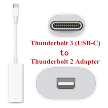 40Gbps USB-C Thunderbolt 3 Port to Thunderbolt 2 Adapter for 2016 Macbook Pro Display MC914 & Hard Disk