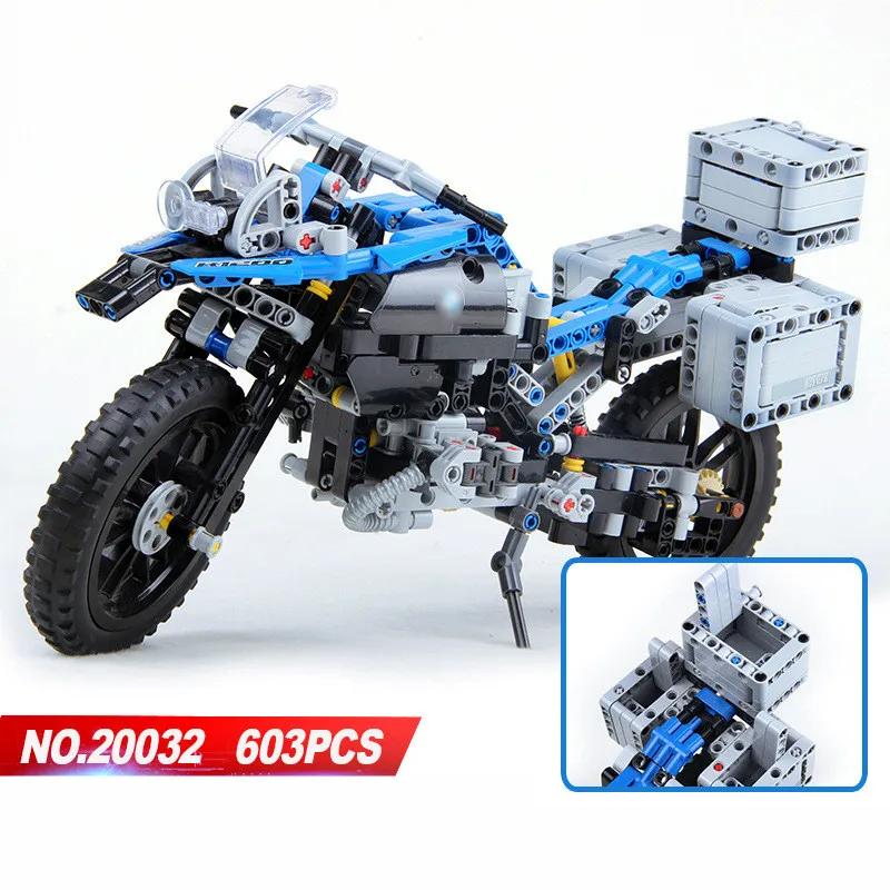 

Lepin 20032 603pcs Lepin R 1200 GS ADVENTURE Technic Building Blocks Education Model Bricks Toys Compatible With Lego 42063