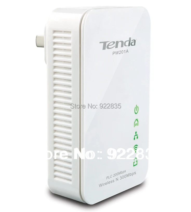 Englishfirmware 2 Tenda PW201A Беспроводной сетевой адаптер Ethernet Сетевой удлинитель N300 точку доступа Wi-Fi 300 м клавиш