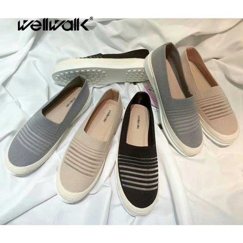 

Casual Moccasins Shoes Ladies Summer Espadrilles Breathable Fabric Shoes Women Loafers Flats Female Round Toe Shoes