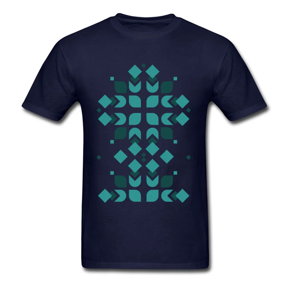 Digital Mandala Pure Cotton Men's Short Sleeve T Shirt Normal Summer/Fall Tshirts Funny Top T-shirts Oversized Round Neck Digital Mandala navy