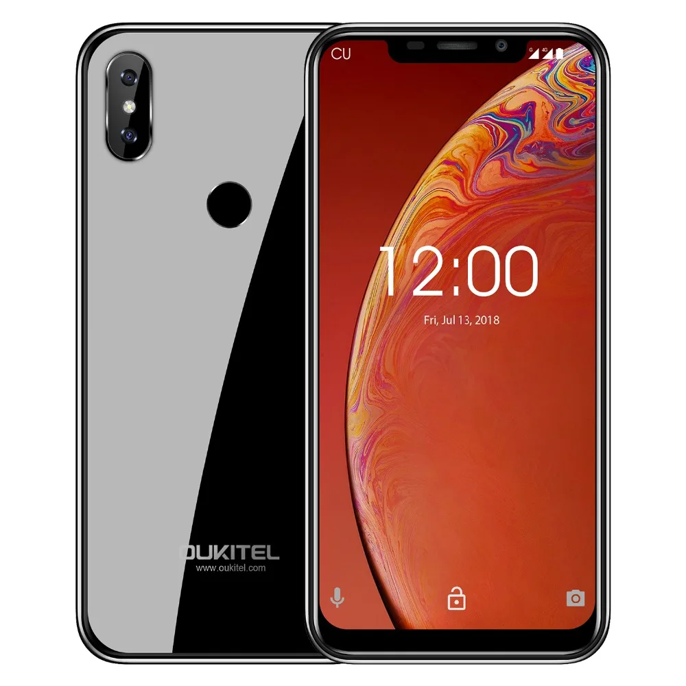 Oukitel C13 Pro, 5G/2,4G, Wi-Fi, Android 9,0, 6,18 дюйма, 19:9-дисплей, распознавание лица, 2 Гб ОЗУ, 16 Гб ПЗУ, мобильный телефон, 3000 мА/ч, 4G, отпечаток пальца