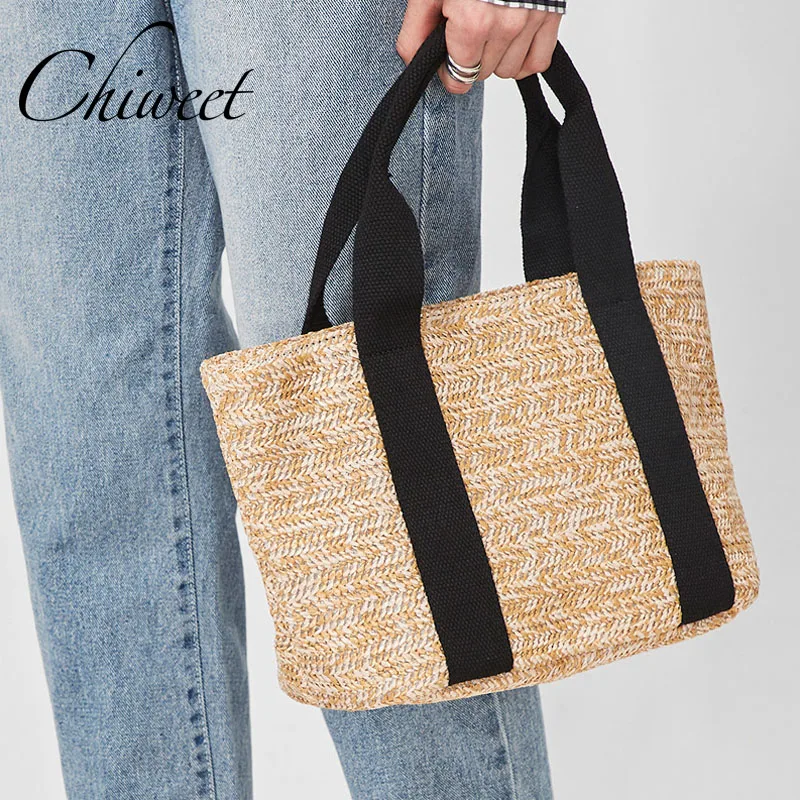 Women Bali Island Bucket Bag 2019 Brand Summer Bag For Beach Big Straw