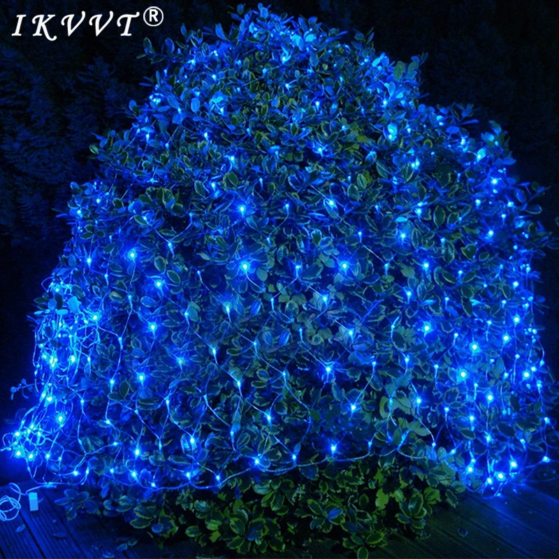 

IKVVT 3M*2M 204LEDS 8 modes 220V/110V Net LED String Light Festival Christmas Decoration New Year Wedding Ceremony Waterproof