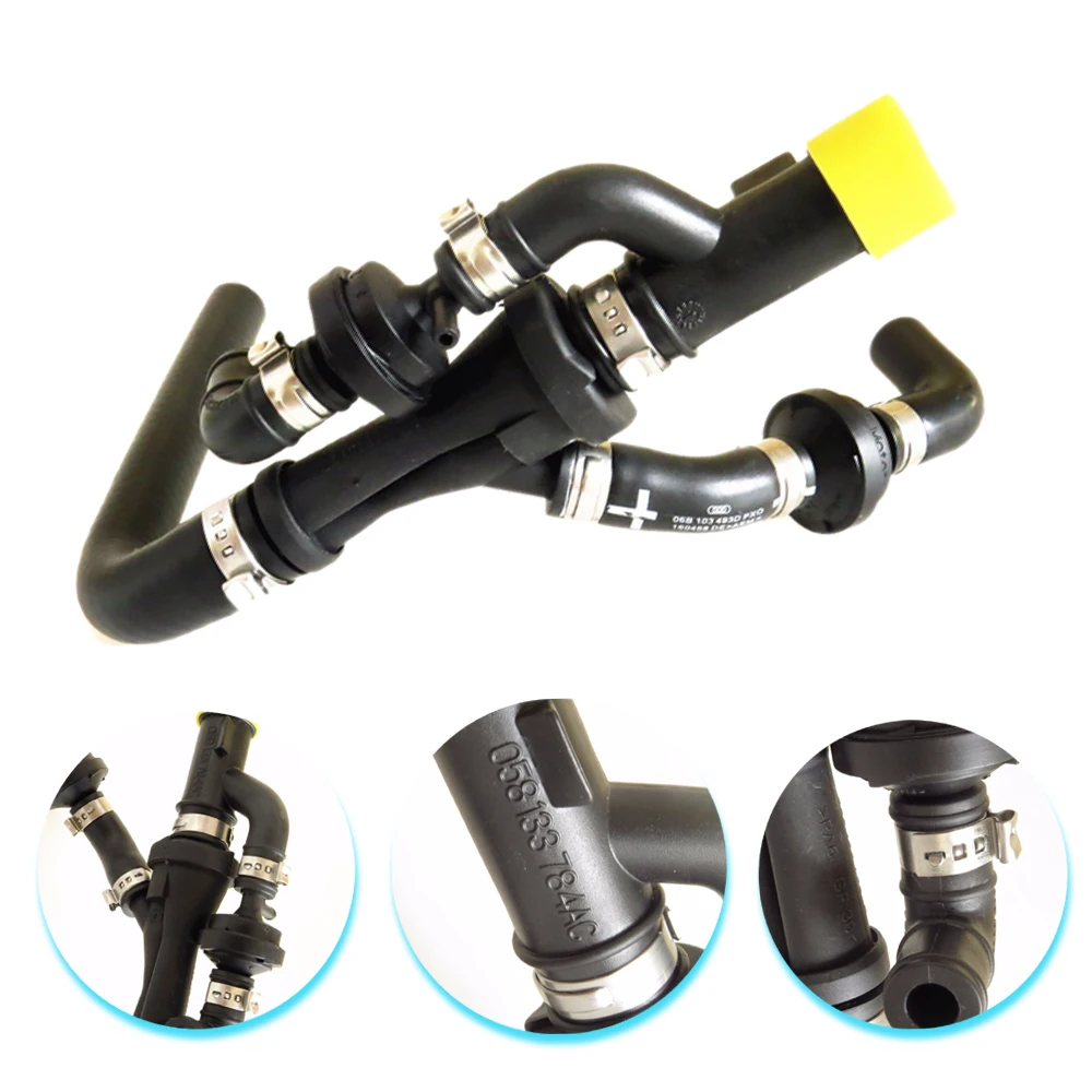 TUKE OEM 058133784AF Exhaust Pipe Vacuum Tube Assembly Pour 1.8 T A4 A6