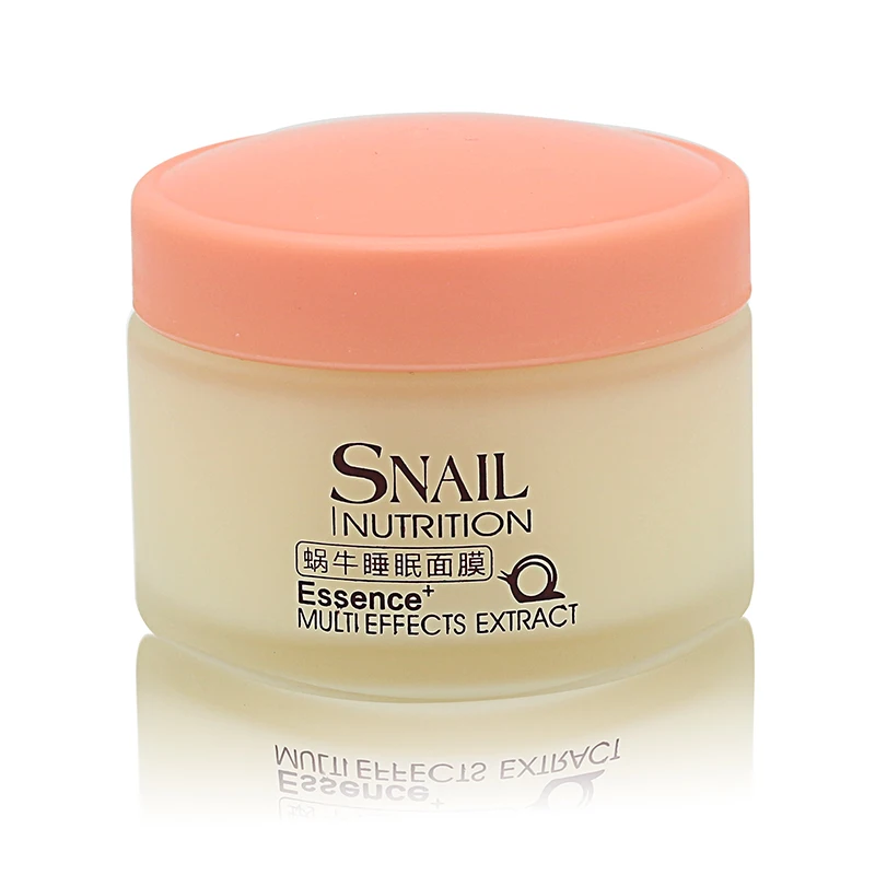 LAIKOU No Wash Snail Sleep Facial Mask Cream Essence Moisturizing Night