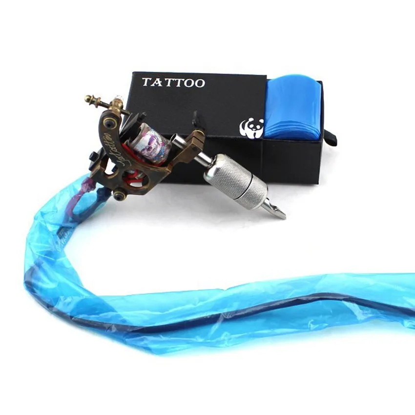 100pcs Professional Blue Safety Disposable Plastic Tattoo Clip Cord